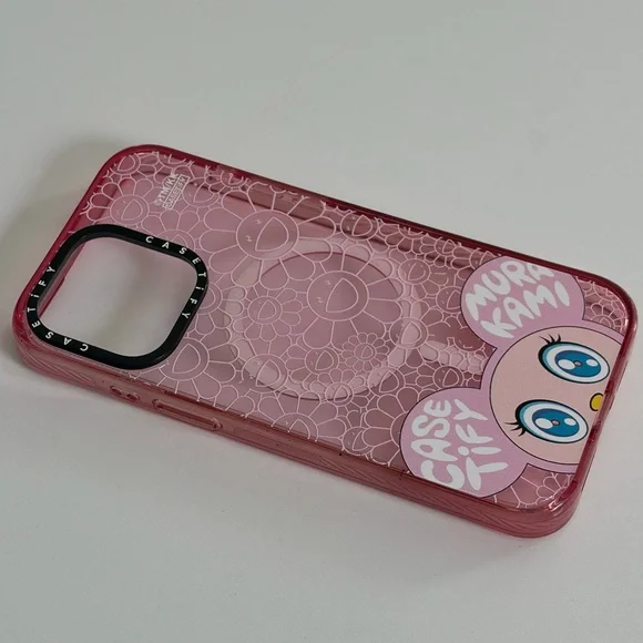 CASETiFY x Takashi Murakami MR. DOB pink case iPhone 15 pro max